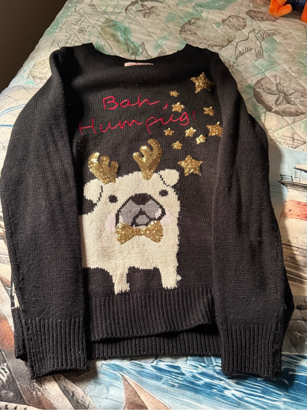Christmas Dogs Infinity Scarf & Pug Dog Sweater